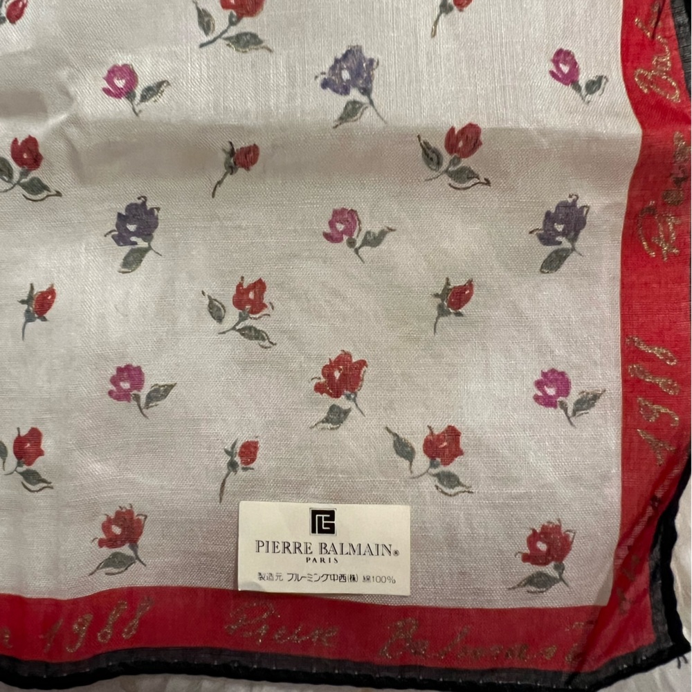 Pierre Balmain Handkerchief - Picture 3 of 6